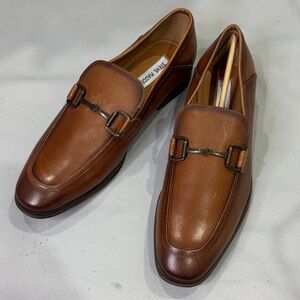 NWOT Steve Madden Aahron Leather Slip-On Loafers | Men’s 9M